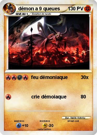 Pokemon démon a 9 queues