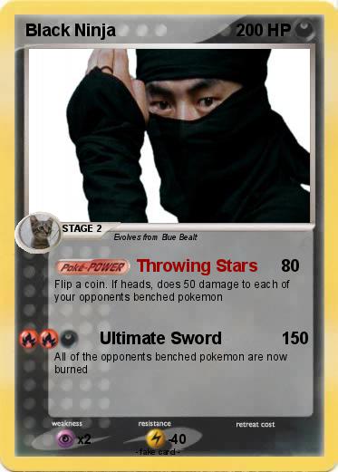 Pokemon Black Ninja