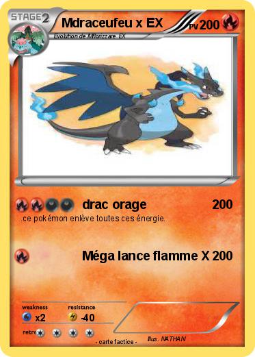 Pokemon Mdraceufeu x EX