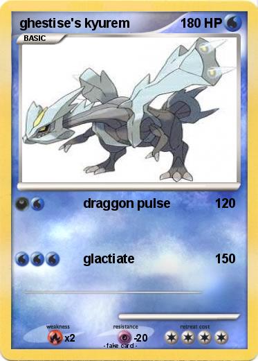 Pokemon ghestise's kyurem