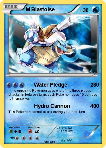Pokemon M Blastoise