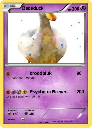 Pokemon Beasduck