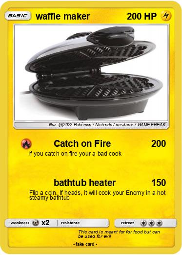 Pokemon waffle maker