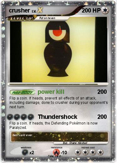 Pokemon crusher