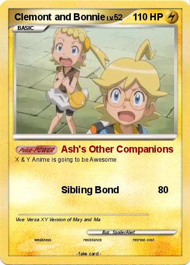 Pokemon Clemont and Bonnie