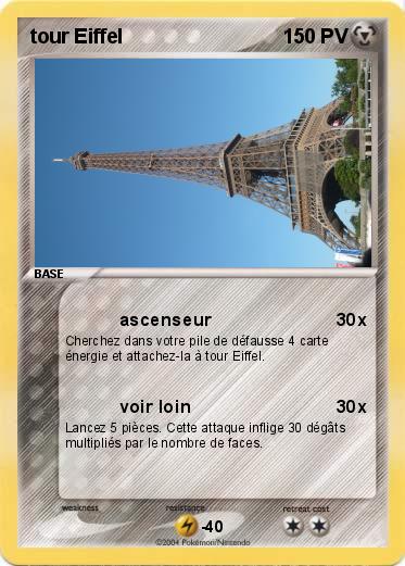 Pokemon tour Eiffel