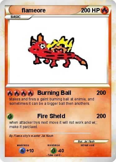 Pokemon flameore
