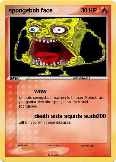 Pokemon spongebob face