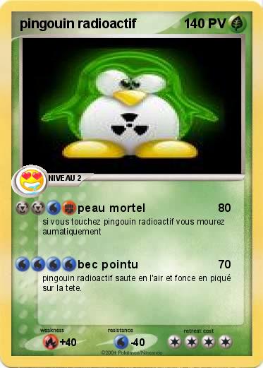 Pokemon pingouin radioactif