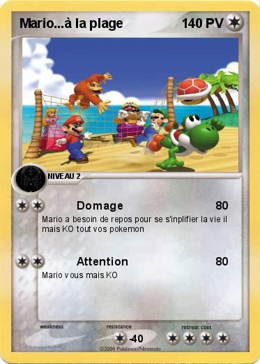 Pokemon Mario...à la plage