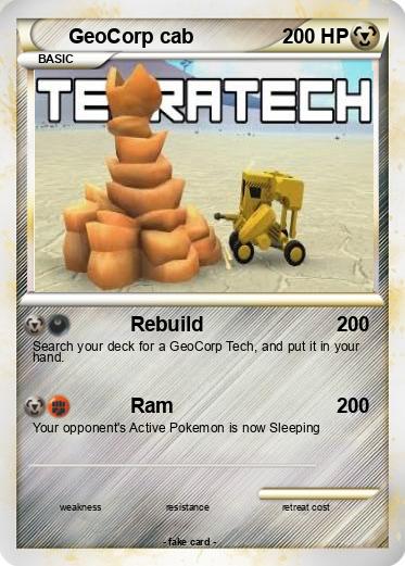Pokemon GeoCorp cab