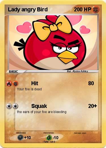 Pokemon Lady angry Bird
