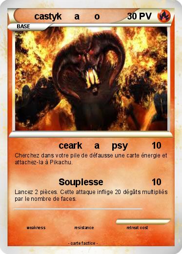 Pokemon castyk     a      o