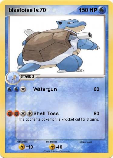 Pokemon blastoise lv.70