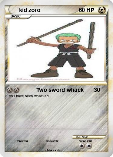Pokemon kid zoro