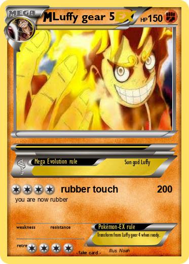 Pokemon Luffy gear 5