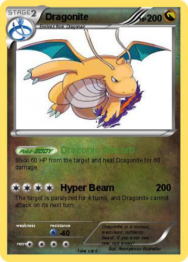 Pokemon Dragonite