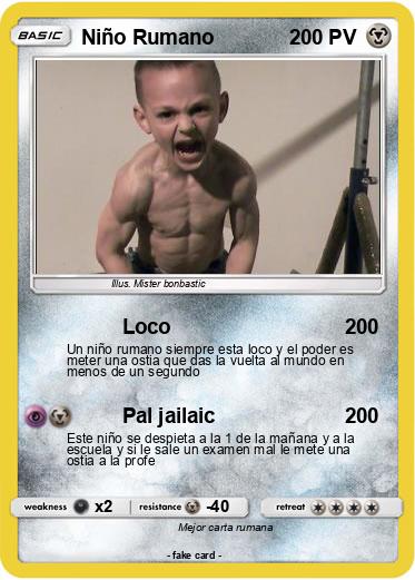 Pokemon Niño Rumano