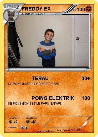 Pokemon FREDDY EX