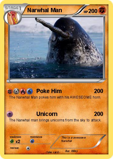 Pokemon Narwhal Man