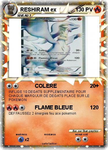 Pokemon RESHIRAM ex