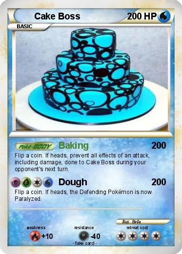 Pokemon Cake Boss