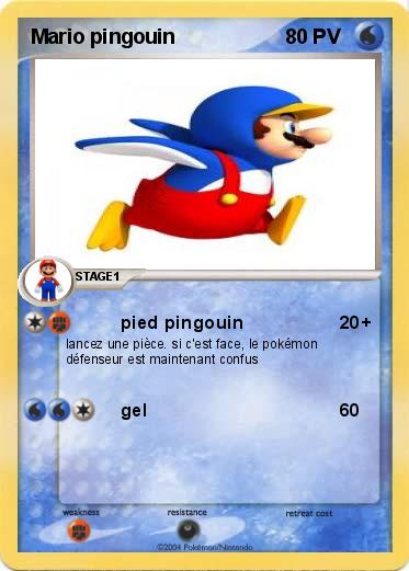 Pokemon Mario pingouin