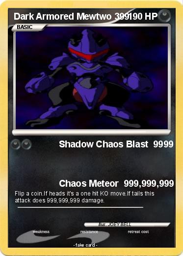 Pokemon Dark Armored Mewtwo 399