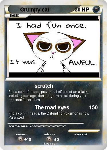 Pokemon Grumpy cat