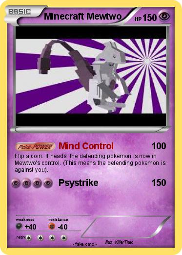 Pokemon Minecraft Mewtwo