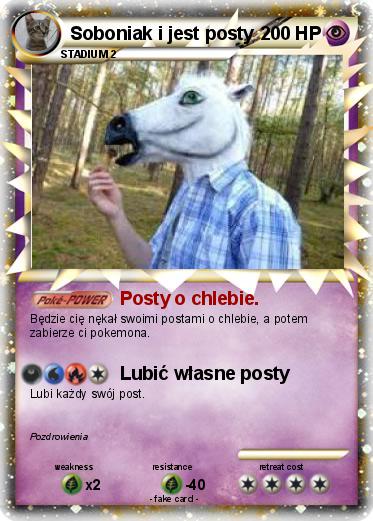 Pokemon Soboniak i jest posty