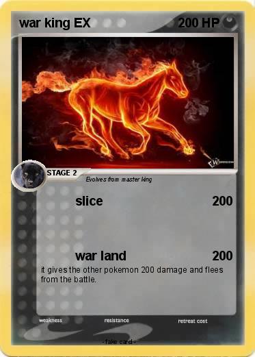 Pokemon war king EX
