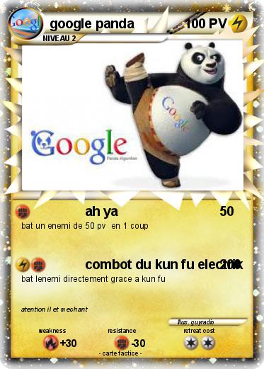 Pokemon google panda
