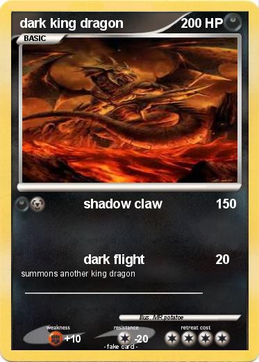Pokemon dark king dragon