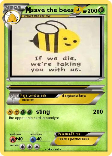 Pokemon save the bees
