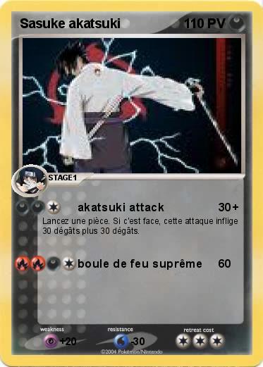 Pokemon Sasuke akatsuki