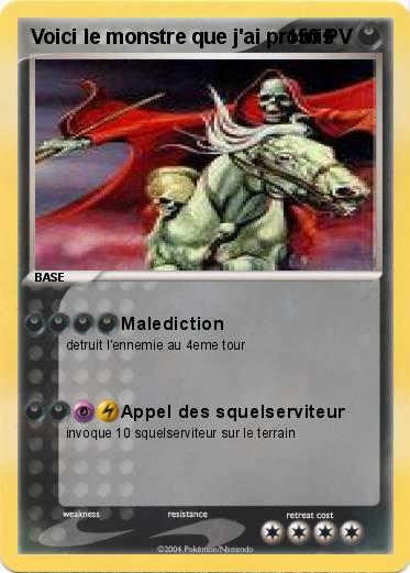 Pokemon Voici le monstre que j'ai promis