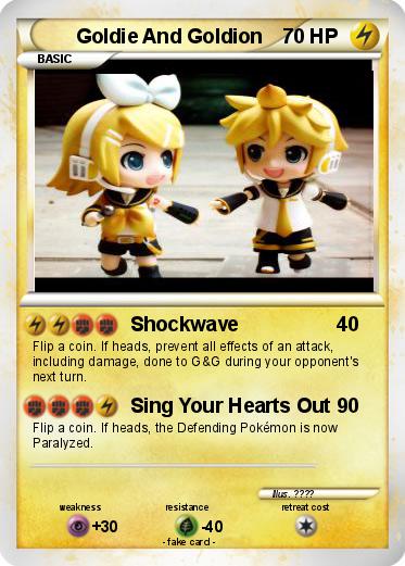 Pokemon Goldie And Goldion