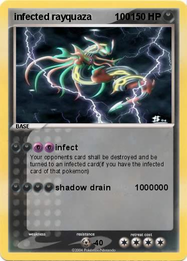 Pokemon infected rayquaza         100