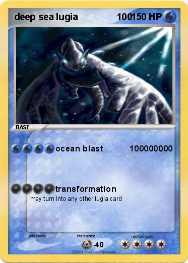 Pokemon deep sea lugia               100