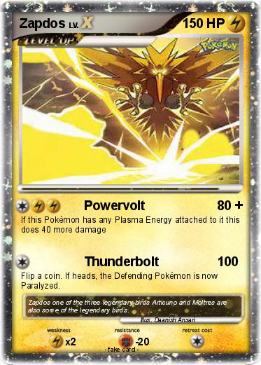 Pokemon Zapdos