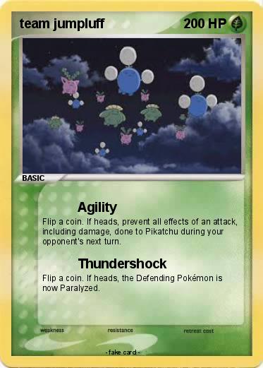 Pokemon team jumpluff