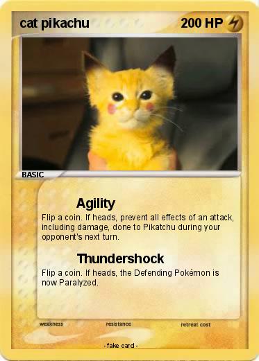 Pokemon cat pikachu