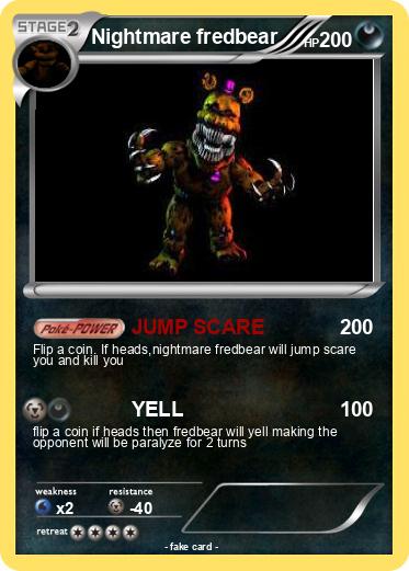 Pokemon Nightmare fredbear