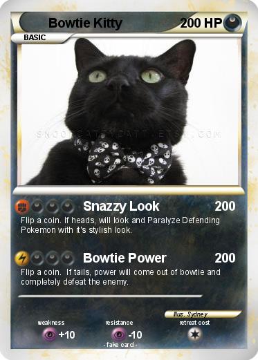 Pokemon Bowtie Kitty