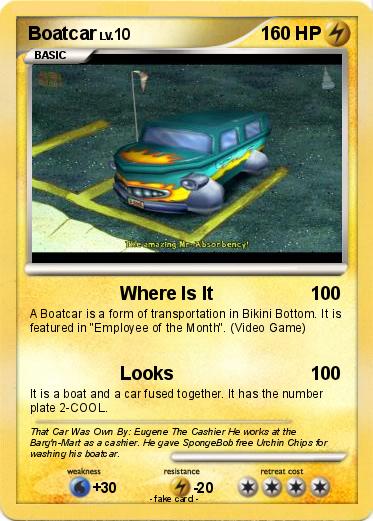 Pokemon Boatcar