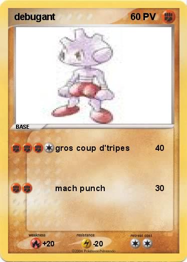 Pokemon debugant