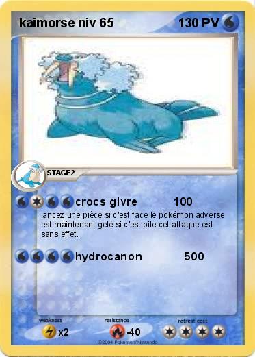 Pokemon kaimorse niv 65
