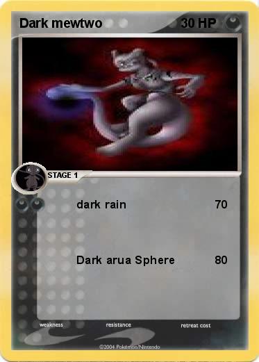 Pokemon Dark mewtwo