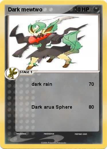 Pokemon Dark mewtwo
